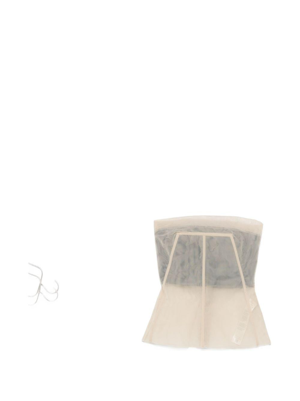 Top A Bustino da donna RO01F6127TU 138 SAND RICK OWENS 