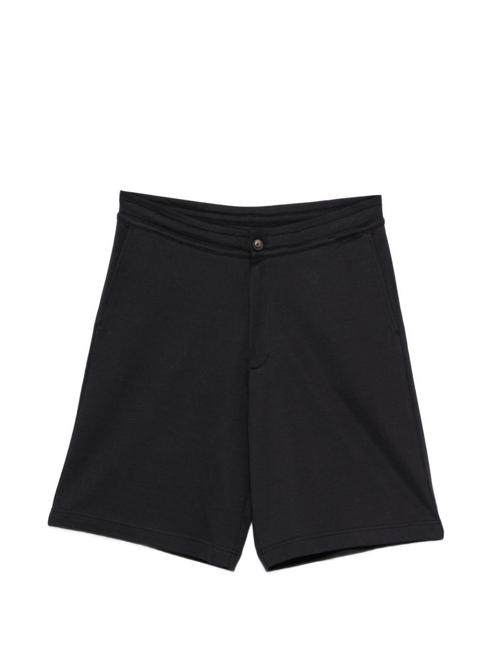 Shorts in Jersey Knit Effect PT000174U52059 9201 NAVY HERNO 