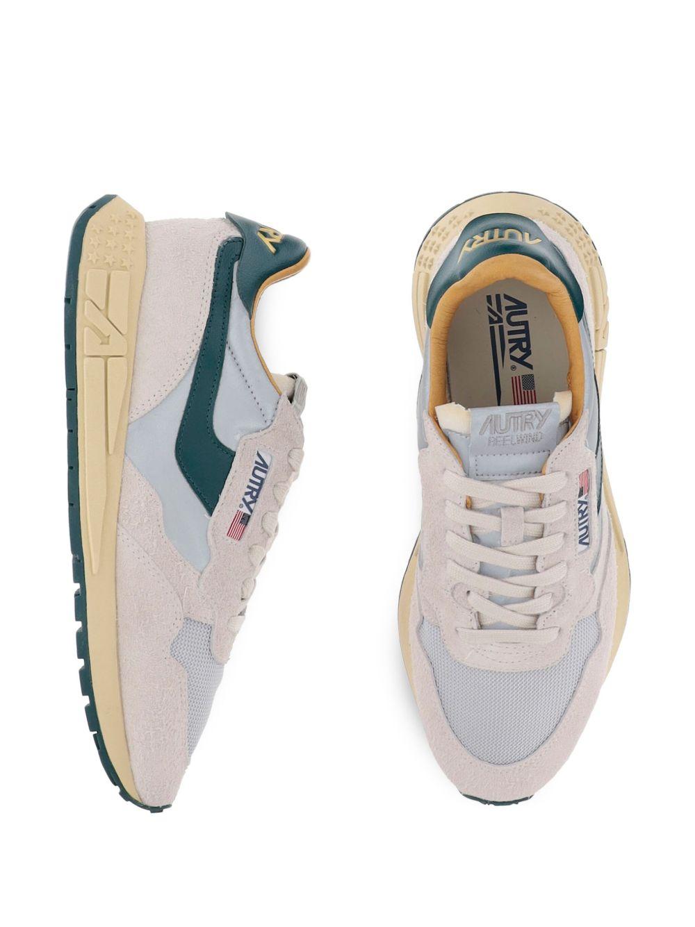 Reelwind Low sneakers in nylon and suede WWLMRL07 SILVER MOUNT AUTRY 