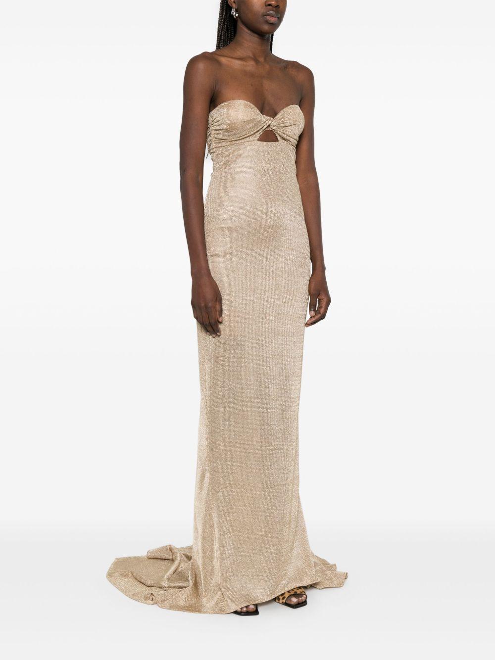 Long dress maglia lurex 04SSLD156M04420 25 GIUSEPPE DI MORABITO 