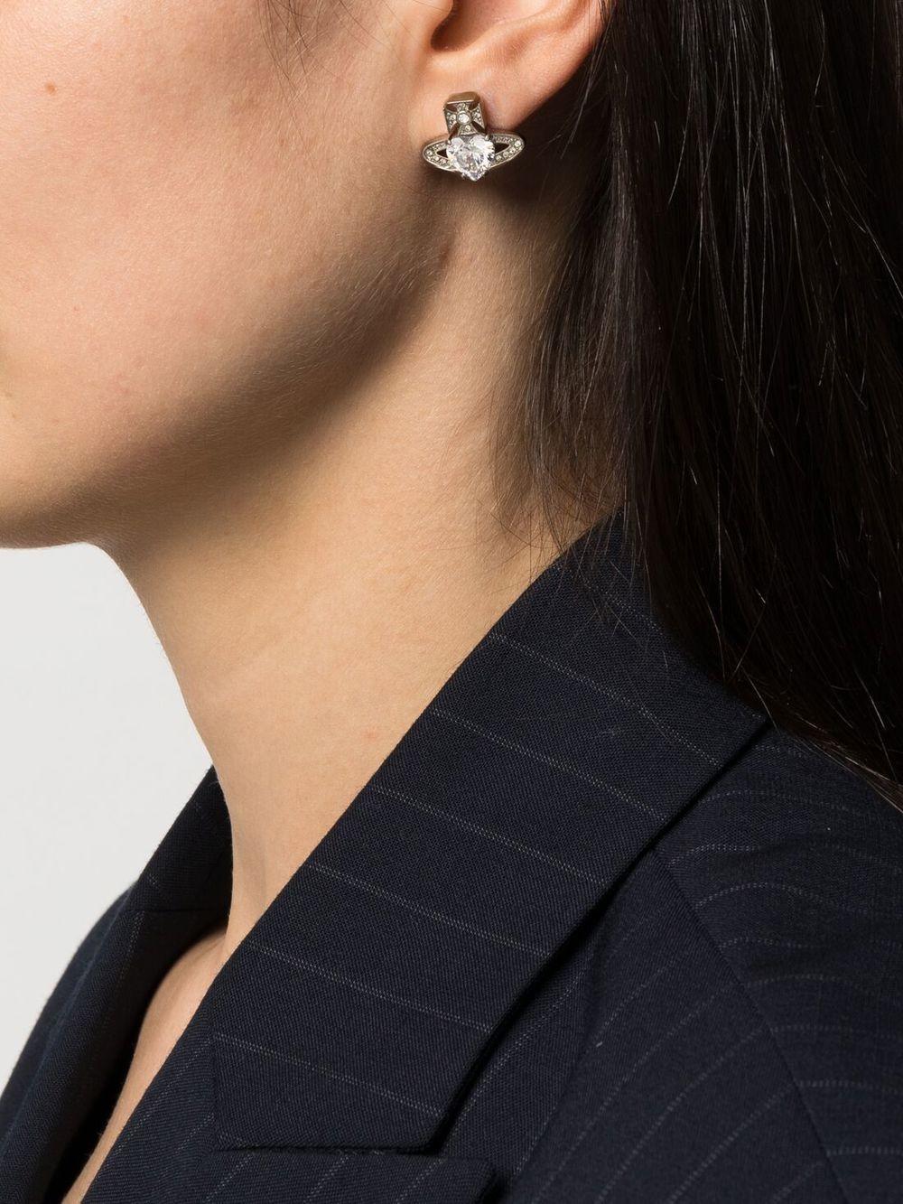 Ariella Earrings 6201031T02P169CN P169 PLATINUM WHITE VIVIENNE WESTWOOD 