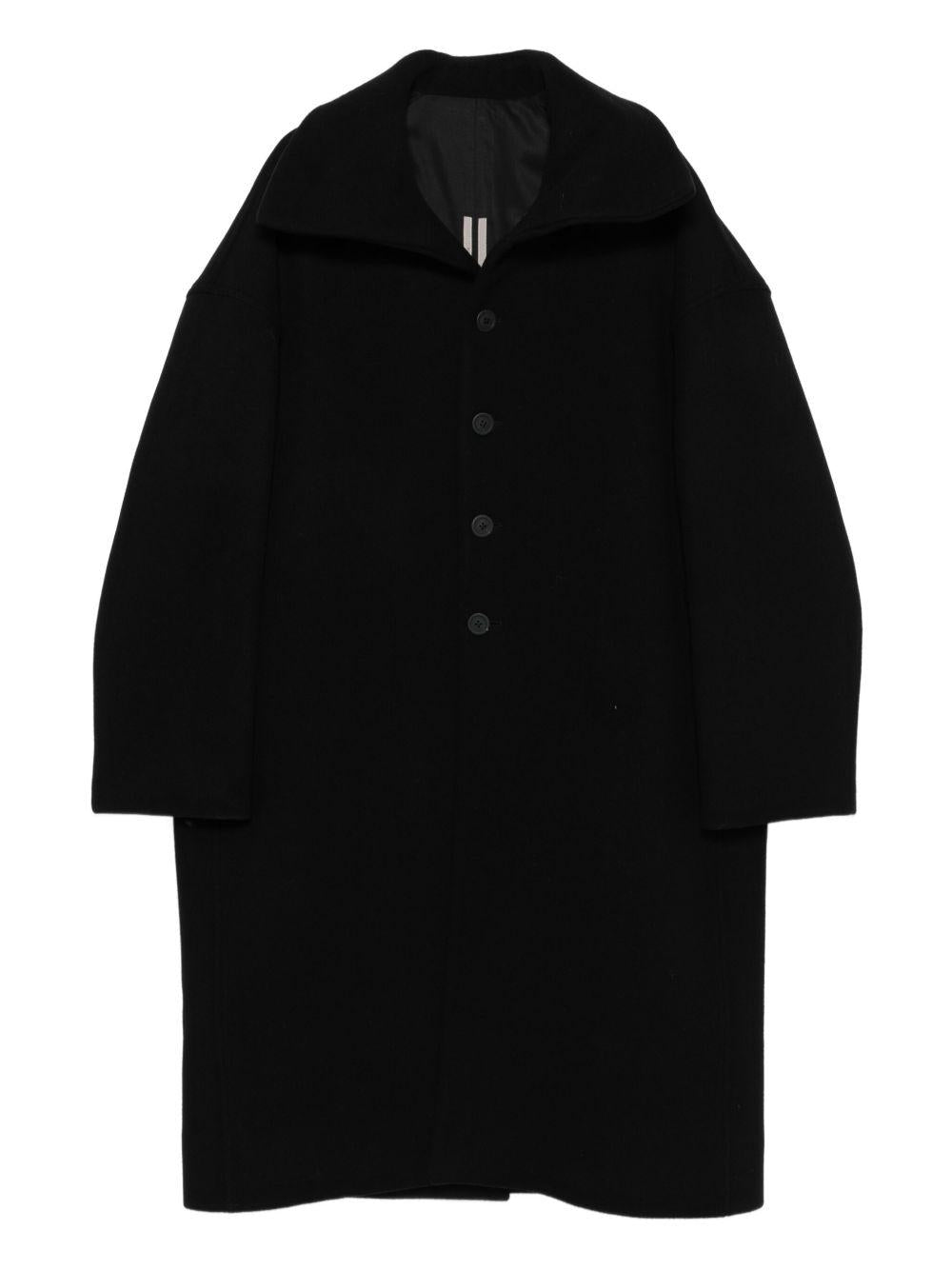 Concordians Runway Dracucollar Coat RR02E1900WSF 09 BLACK RICK OWENS 