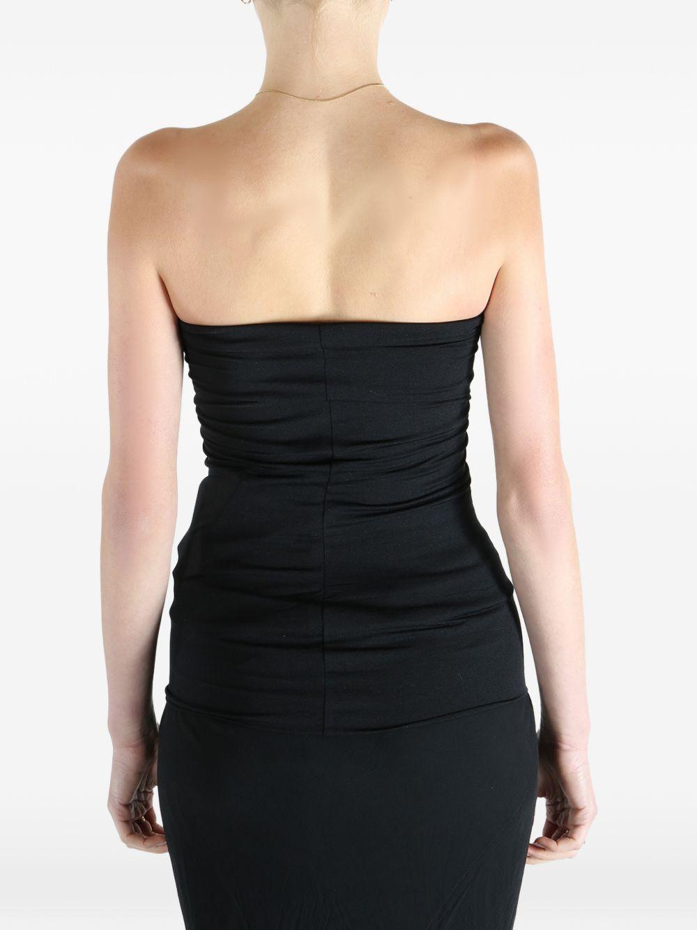 Alannah Prong Bustier RP01F6123JNDB 09 BLACK RICK OWENS 