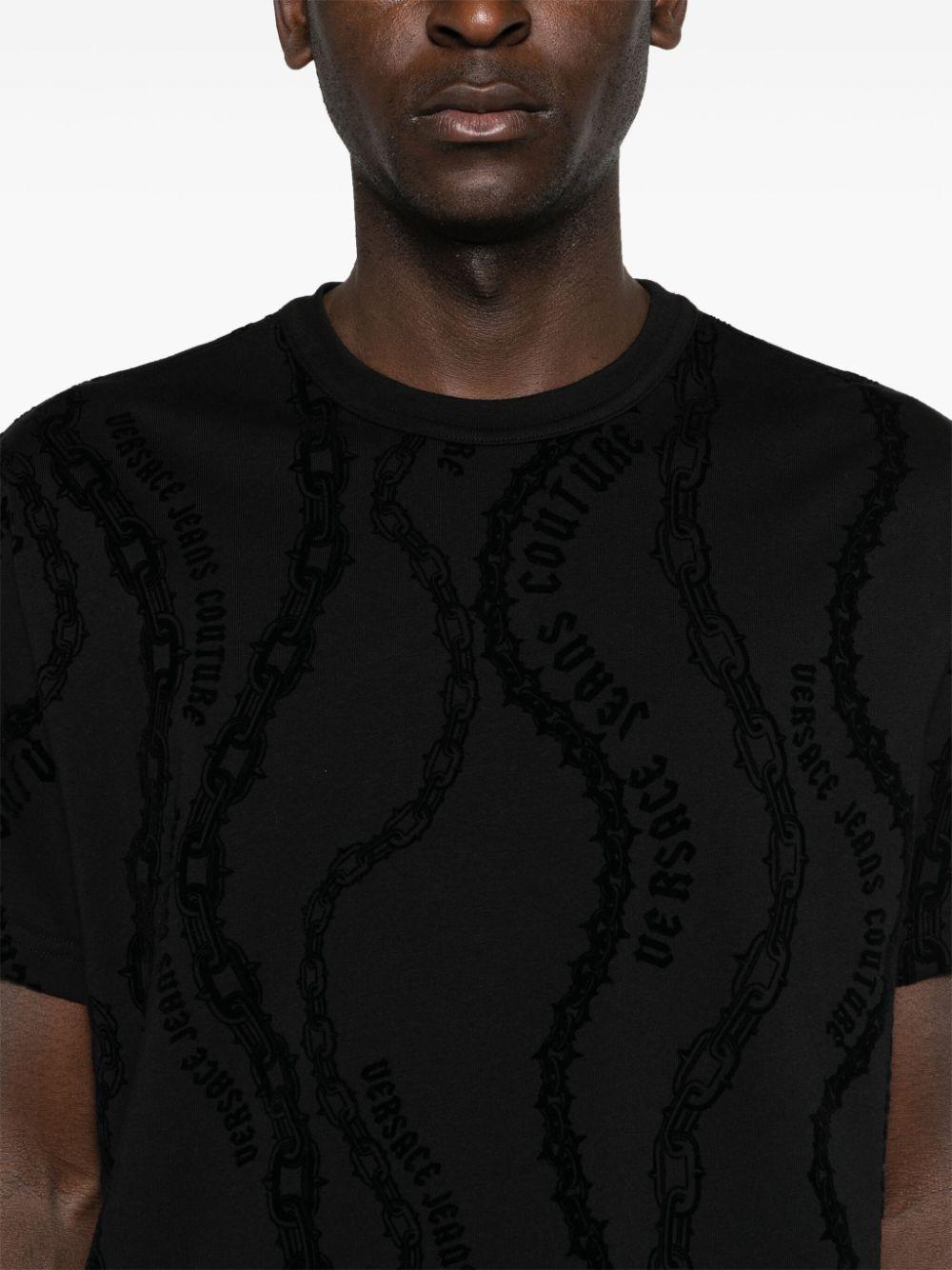  77GAH6R0JS415 899 BLACK VERSACE JEANS COUTURE 