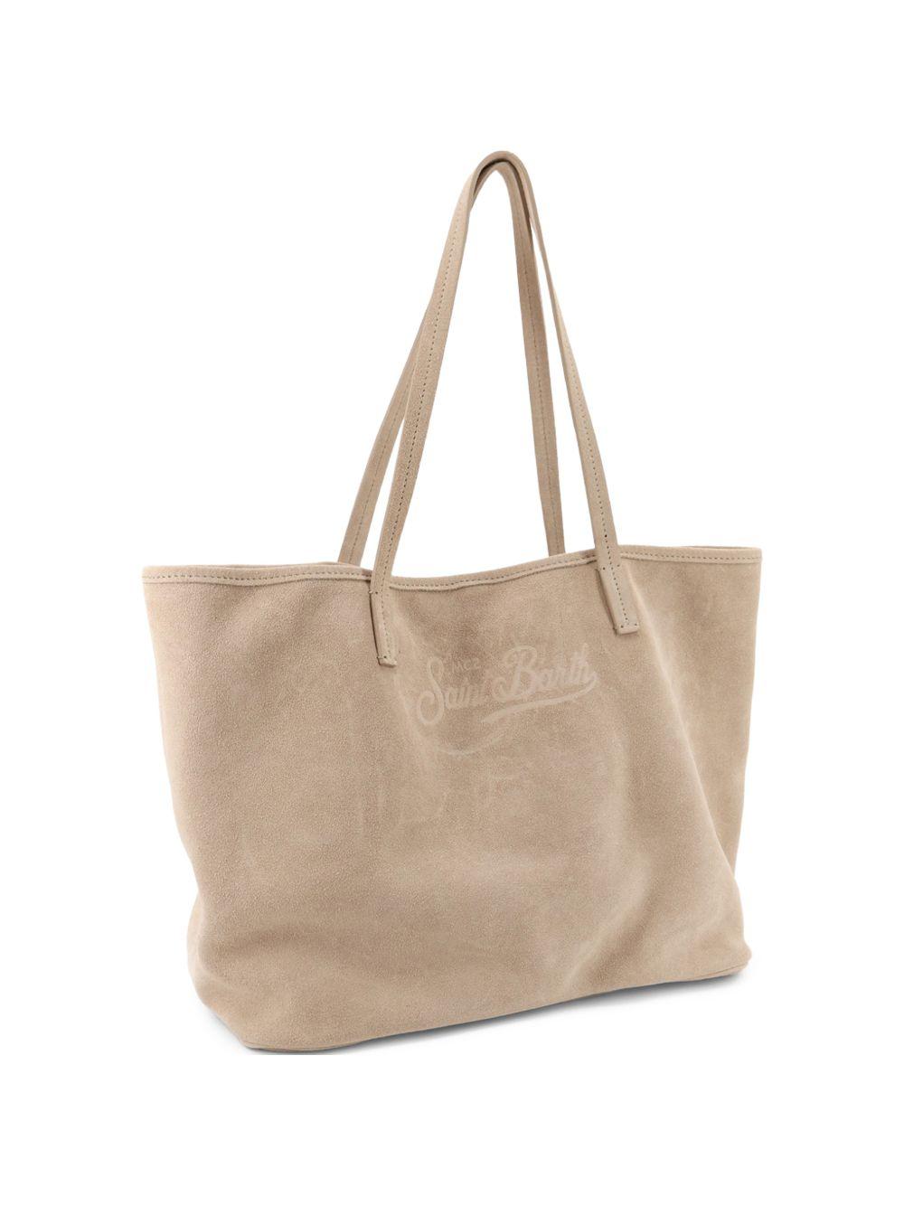 City bag shoulder bag in suede CB000300102 11 BEIGE MC2 SAINT BARTH 