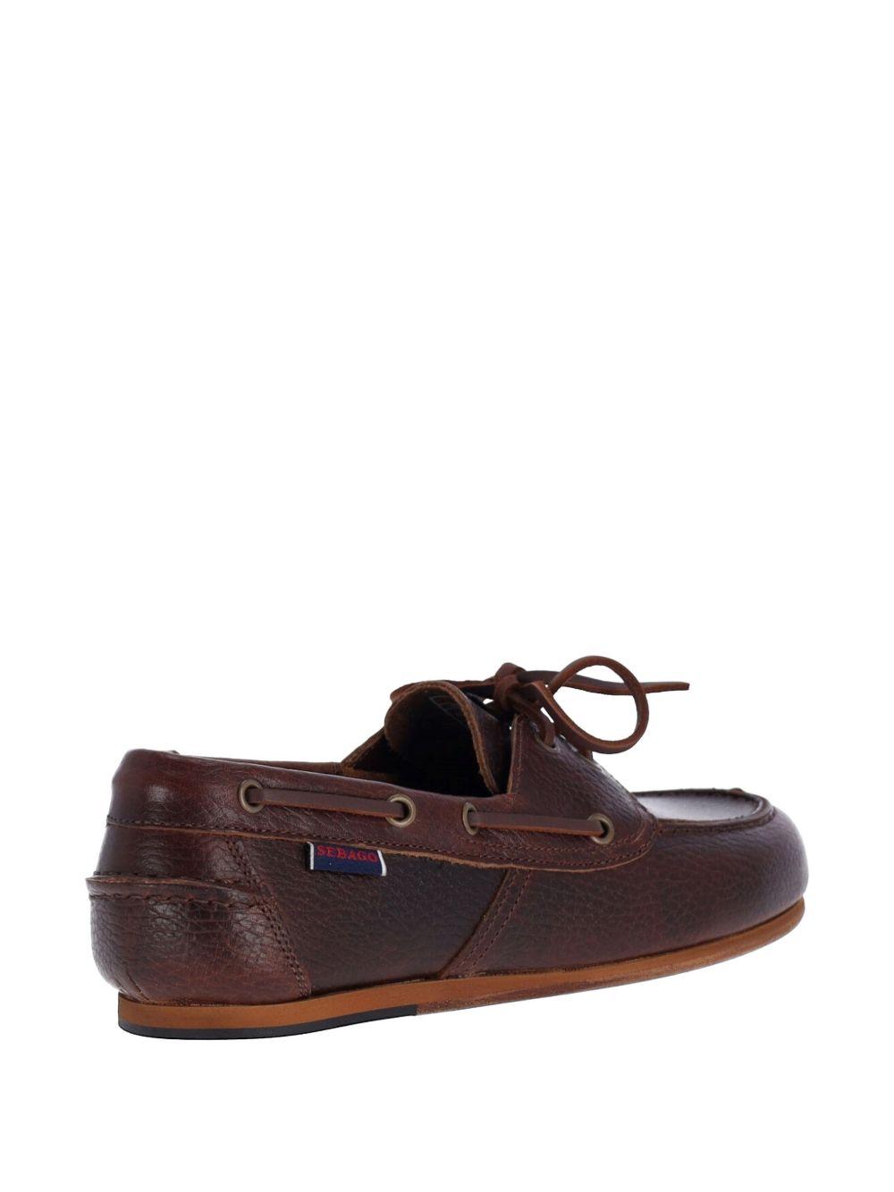Owen Tumbled Boat Shoes 77123HW 900 BROWN SEBAGO 