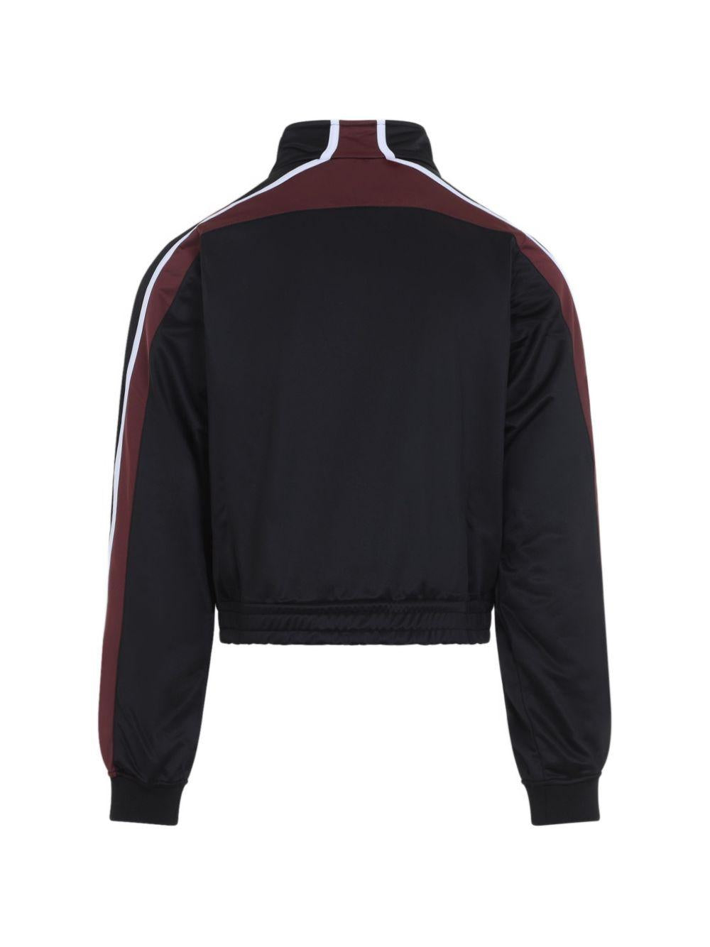 Felpa Shrunken Track 137JT18062 BLACK BURGUNDY MARTINE ROSE 
