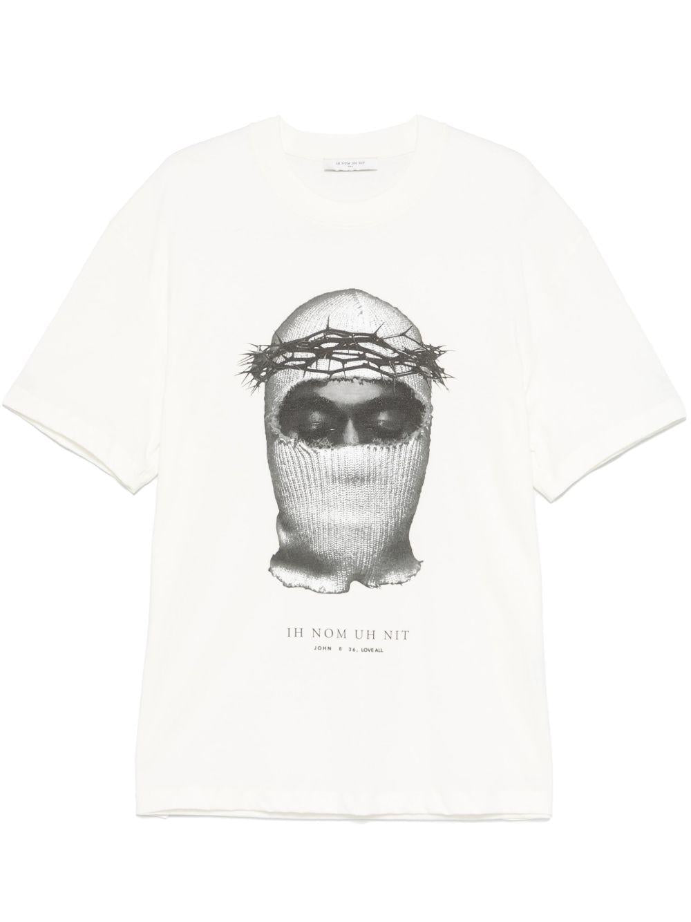 Crowned Mask T-shirt NUS25287 081 OFF WHITE IH NOM UH NIT 