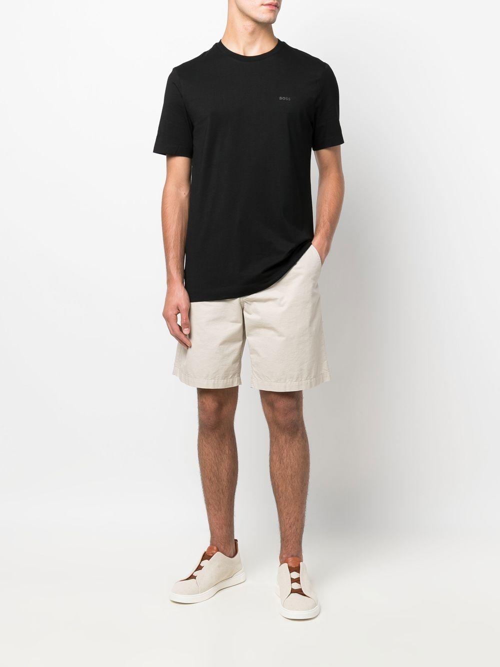 T-shirt Thompson 50468347 001 BLACK BOSS 