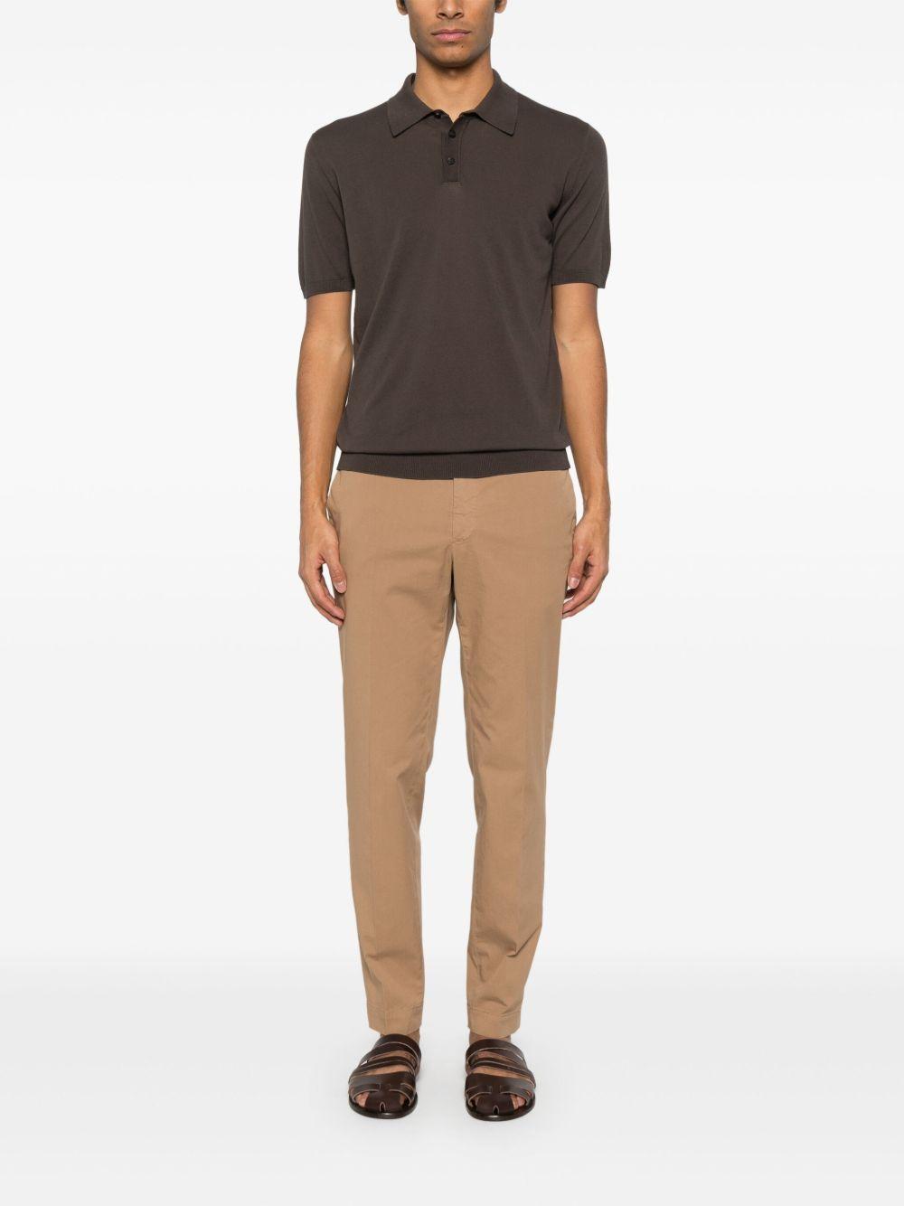 Polo in cotone RB10024 08 MORO ROBERTO COLLINA 