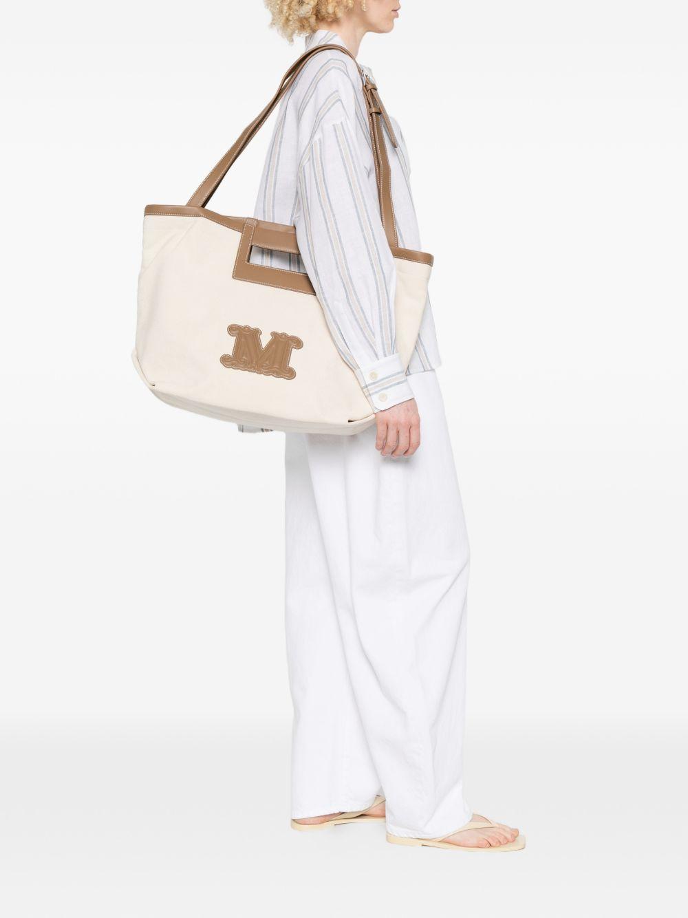 Borsa In Canvas BCHECRU 001 CAMMELLO MAX MARA 