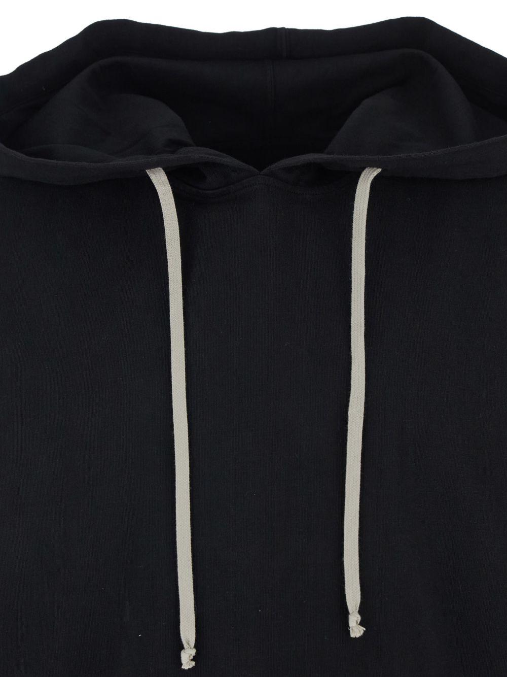 Hooded Tunic DU01F4165RIGP 09 BLACK RICK OWENS DRKSHDW 