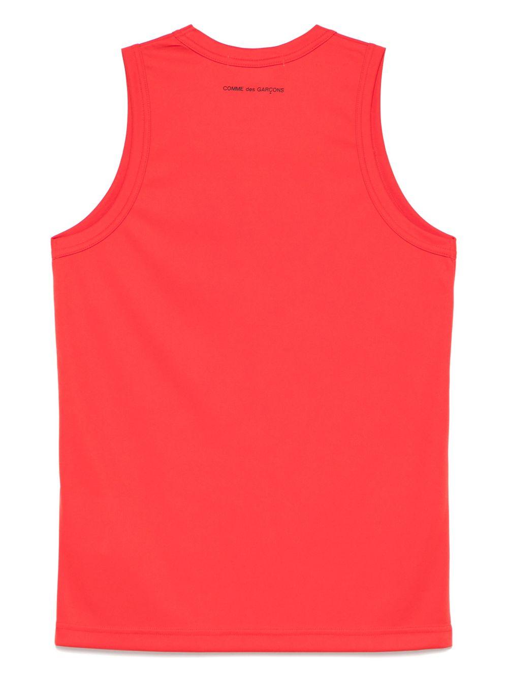 Red Tank Top GOT006S25 1 RED BLACK COMME DES GARCONS 