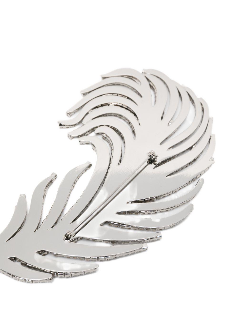 Spilla Piuma 06PSAC10616424 SILVER GIUSEPPE DI MORABITO 