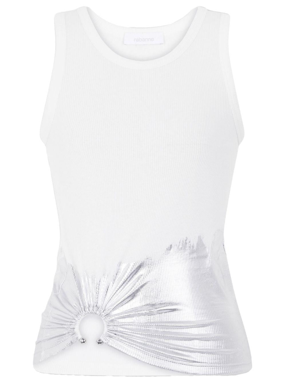  25EJTE015CO0530 M100 WHITE SILVER RABANNE 