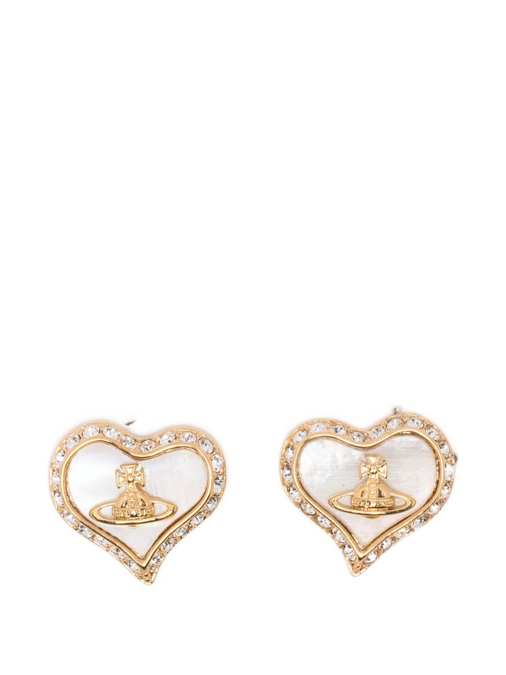 Petra Earrings 6201007402R782 GOLD WHITE PEARL VIVIENNE WESTWOOD 
