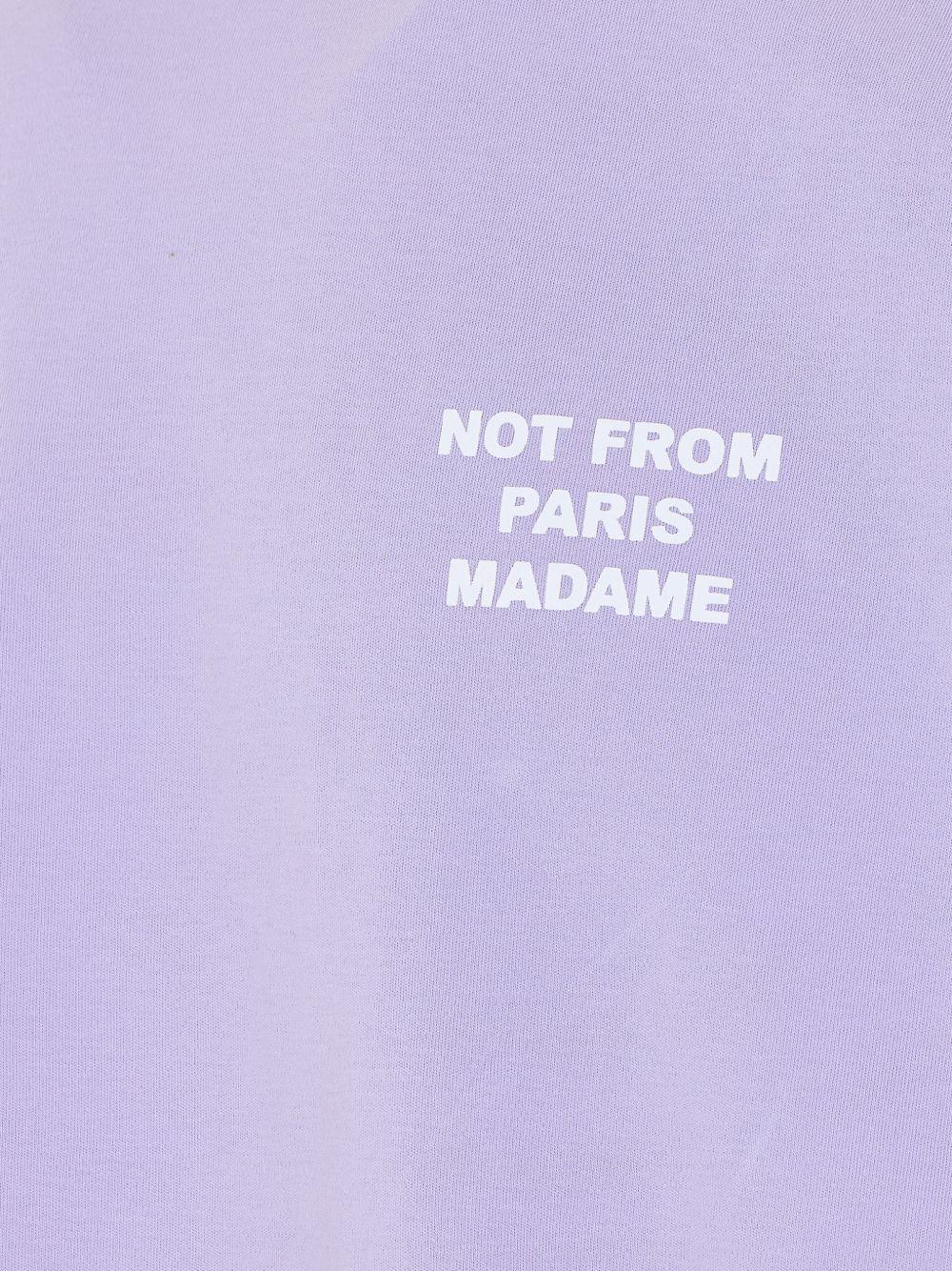 Le T-Shirt Slogan KTS203CO002 LAVANDER DROLE DE MONSIEUR 