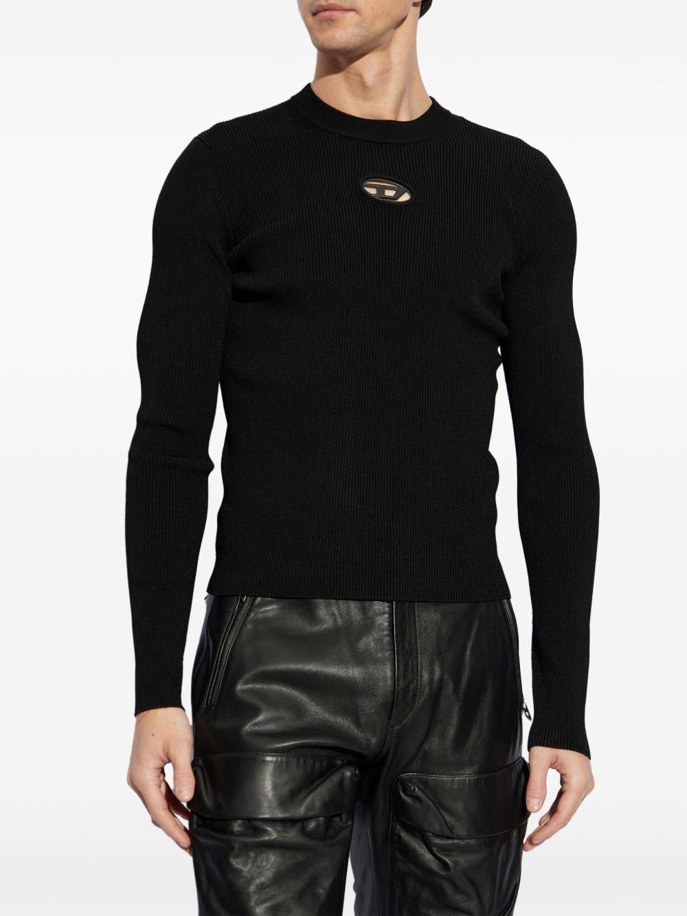 K-Zackary T-Shirt A168770DLAX 9XXA BLACK DIESEL 