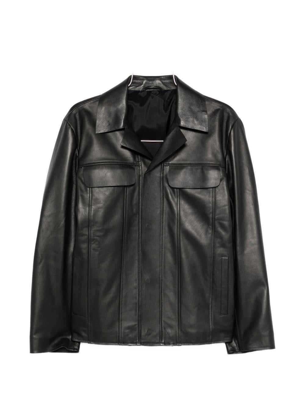 Giacca in Pelle PALUCPA66080 999 LARDINI 