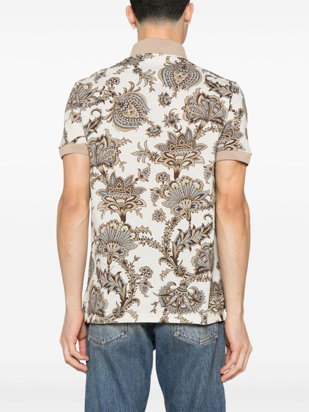 Polo con stampa floreale MRMD0004AK569 X0820 ETRO 