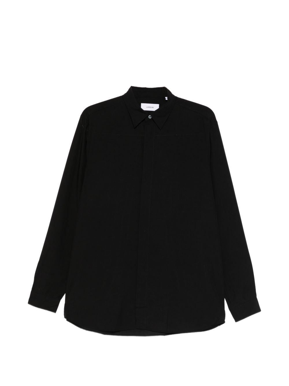 Camicia oversize in nero PAFLYNNPAC1996 999 LARDINI 
