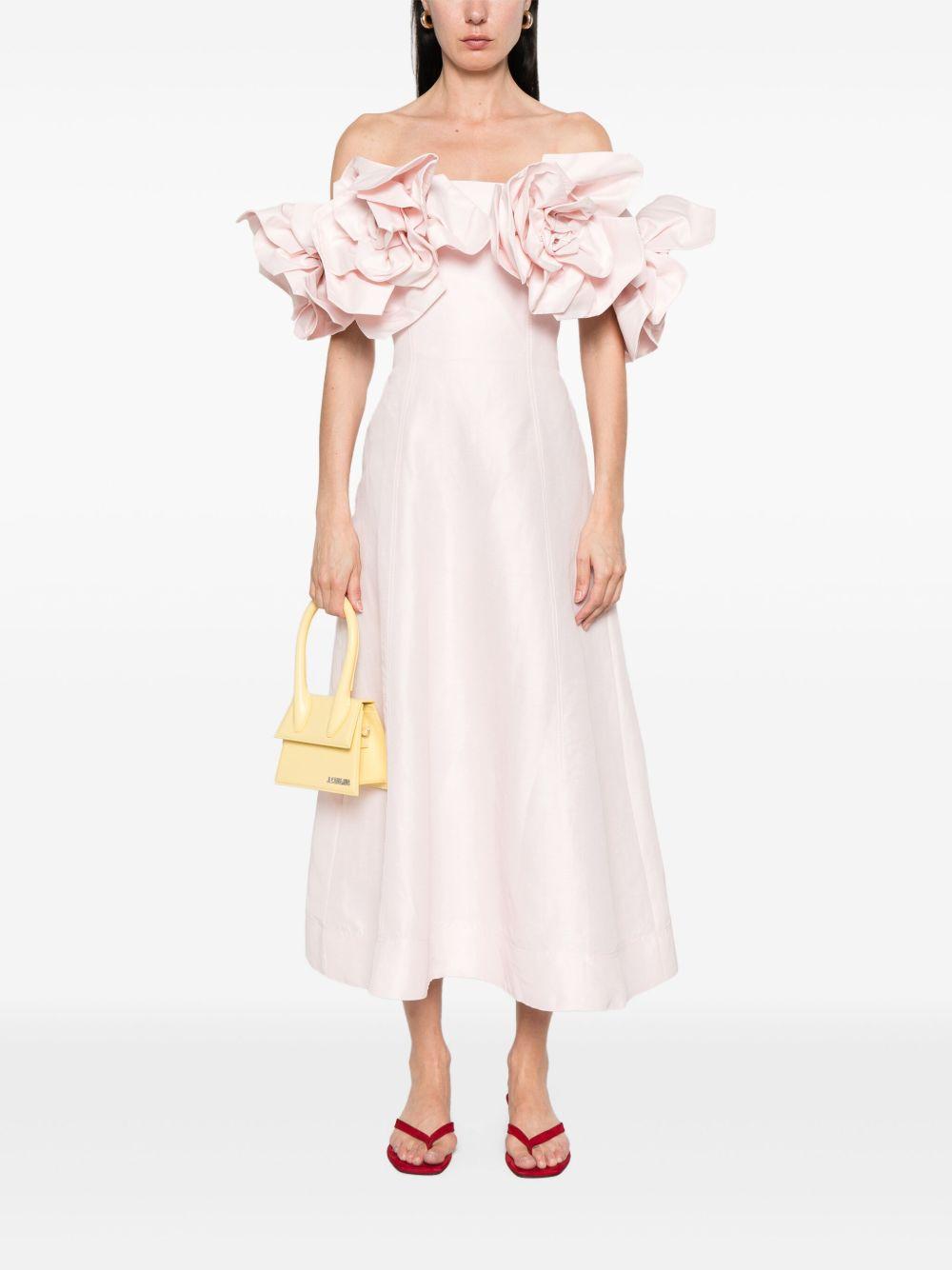 Etta Midi Dress 25RE5188 PASTEL PINK AJE 