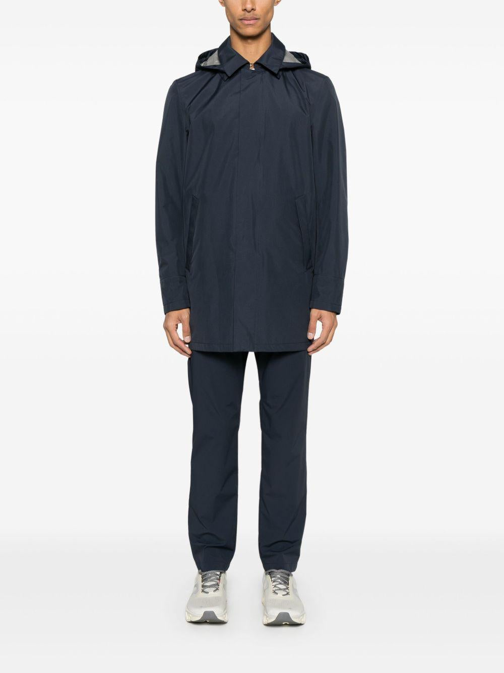 PANTALONI IN NYLON MAESTRO PT000077U12691Z 9201 BLUE NAVY HERNO 