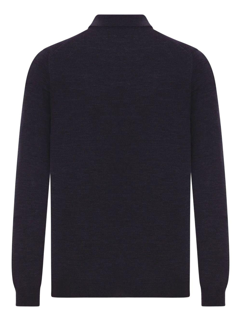 Polo In Lana A Maniche Lunghe 810232Z0290 N0011 ZANONE 