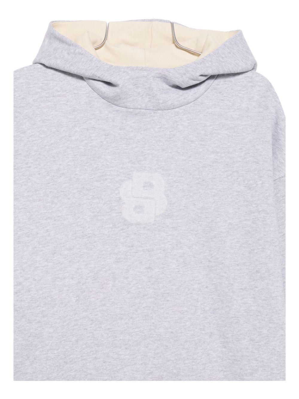 Felpa con cappuccio 50549105 072 OPEN GREY BOSS 