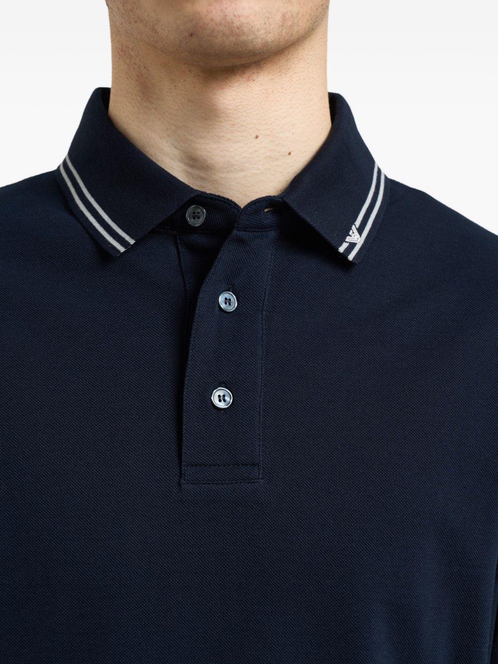 Polo In Jersey Di Cotone Elastan EM005842AF12955 UB118 EMPORIO ARMANI 