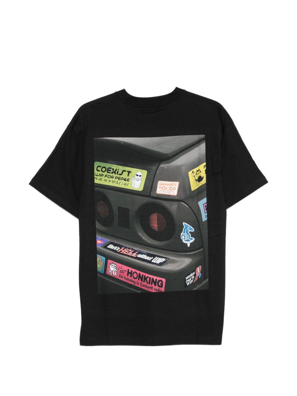 T-shirt a maniche corte Bumper car I036888 89XX BLACK CARHARTT WIP 