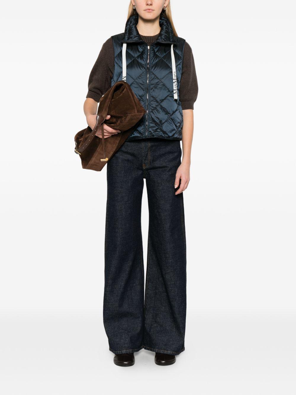 Gilet Imbottito Smanicato TREGIC 075 NEW DARK MAX MARA THE CUBE 