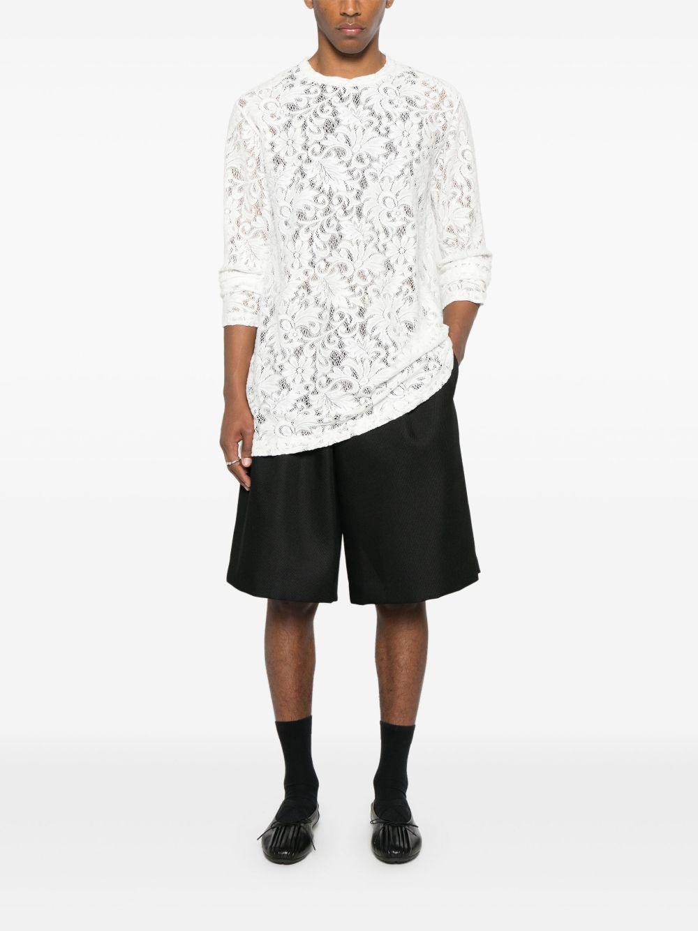 Twill Shorts POP027 1 BLACK COMME DES GARCONS HOMME PLUS 