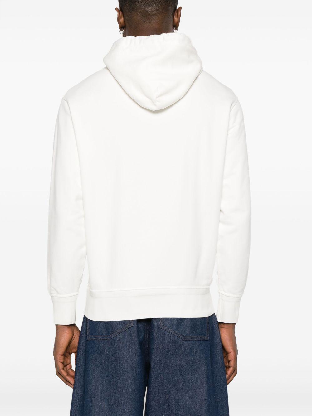 Hoodie 18CMSS099B110044G 103 GAUZE WHITE CP COMPANY 