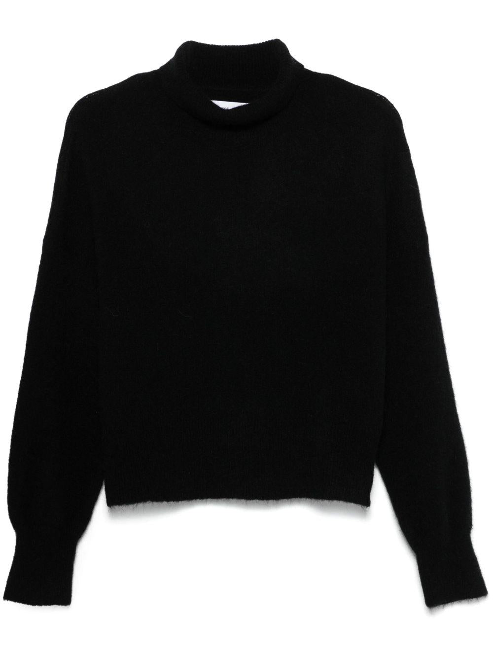Nola T-N Turtleneck Sweater F18322002 BLACK COFFEE SAMSOE SAMSOE 