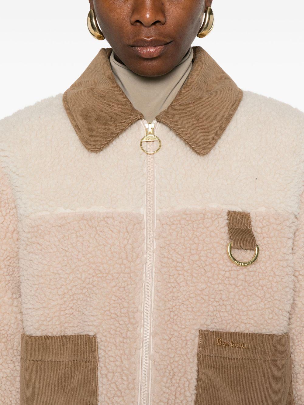 Pile Cropped Malena LFL0080LFL BE11 NATURAL ECRU BARBOUR 