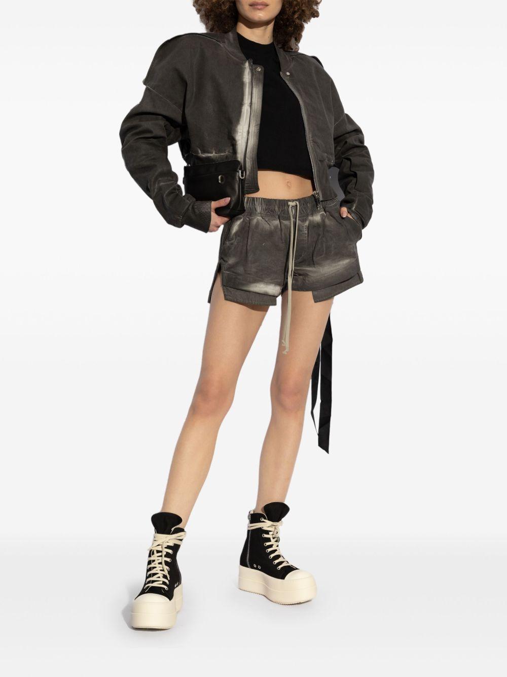 Flight JKT Cropped Jacket DS01E3719SCF 78 DARKDUST RICK OWENS DRKSHDW 