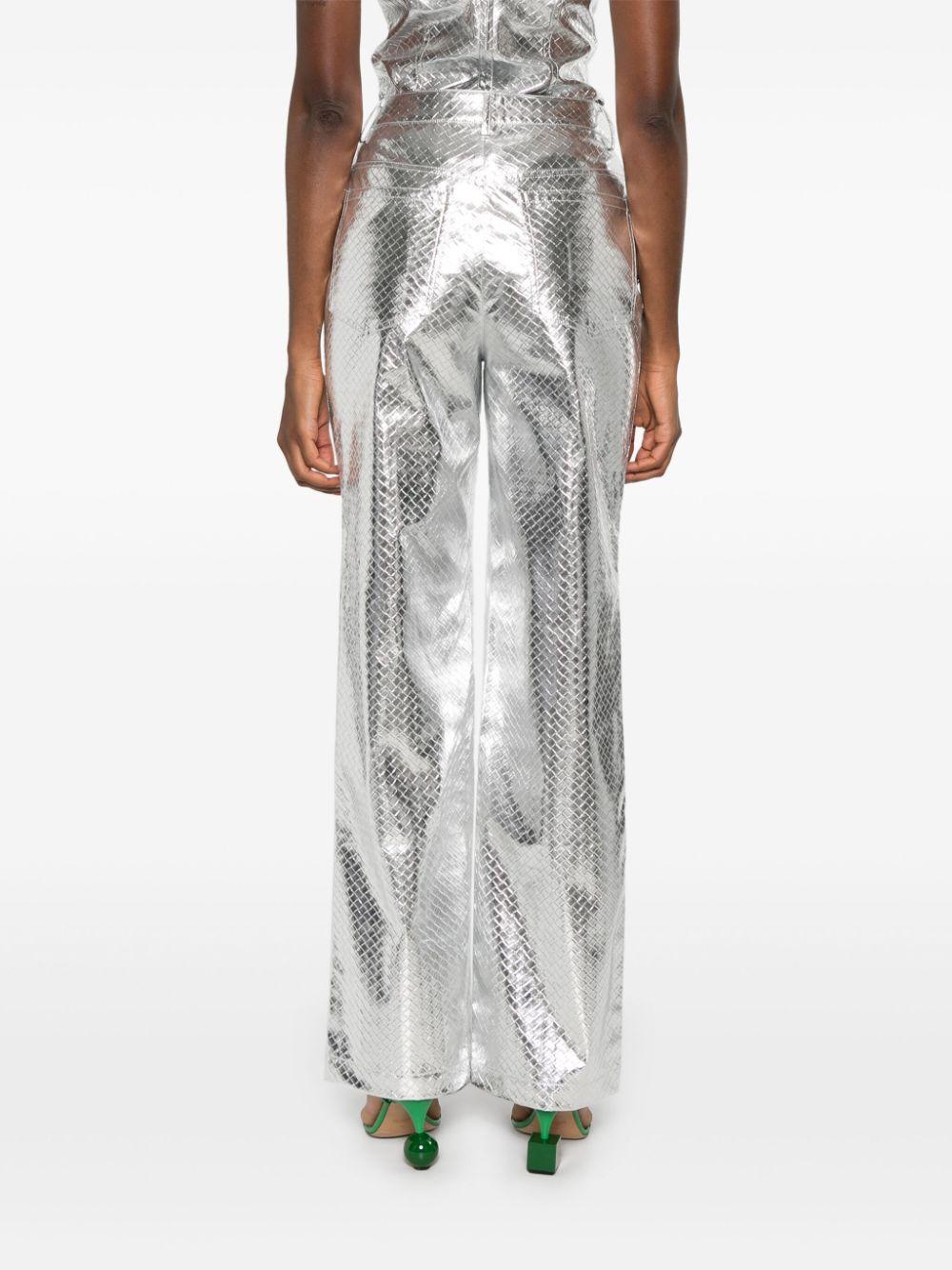 Pantaloni dritti intrecciati 1133482293 2293 SILVER ROTATE 