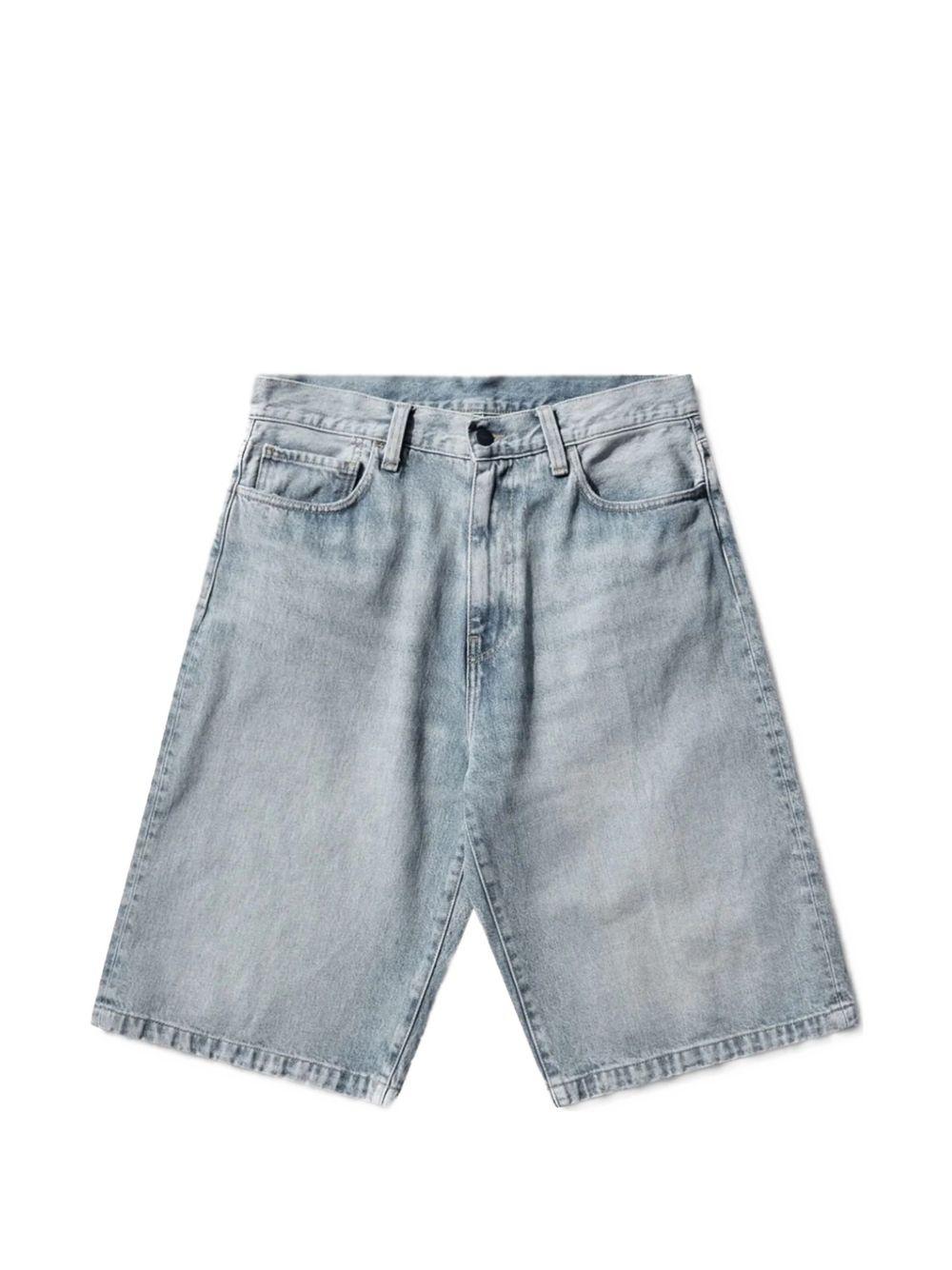 Langdon Short 'Smith' Denim I036587 01WU BLUE HEAVY WORN CARHARTT WIP 