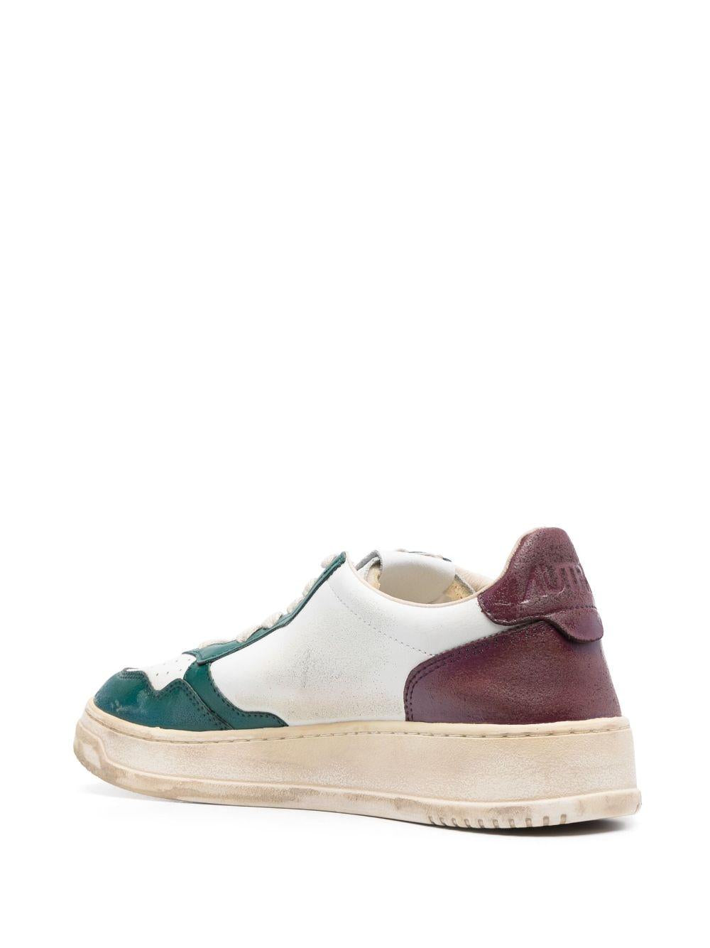 Sneakers Medalist Low Super Vintage AVLMSV23 WHITE AUBERGINE PETROL AUTRY 