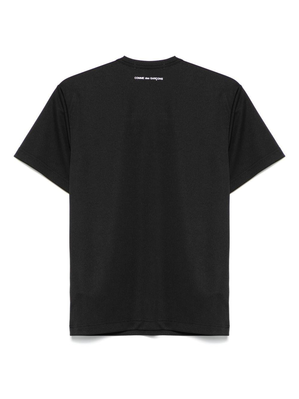 Logo T-shirt GOT002S25 1 BLACK WHITE COMME DES GARCONS 