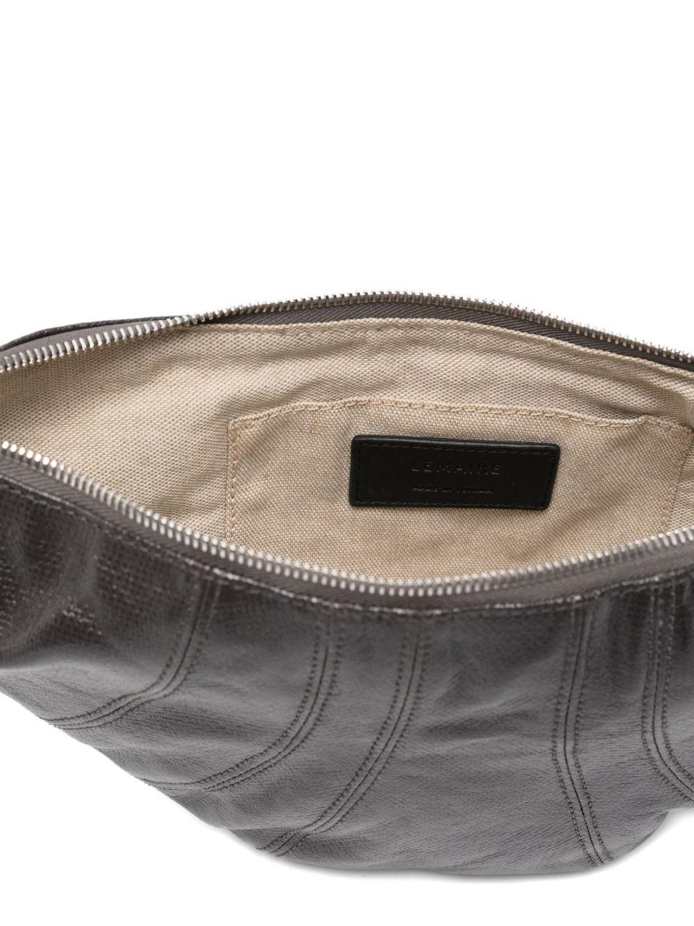 Black Small Croissant Bag BG0003LF1329 GR102 MINK LEMAIRE 