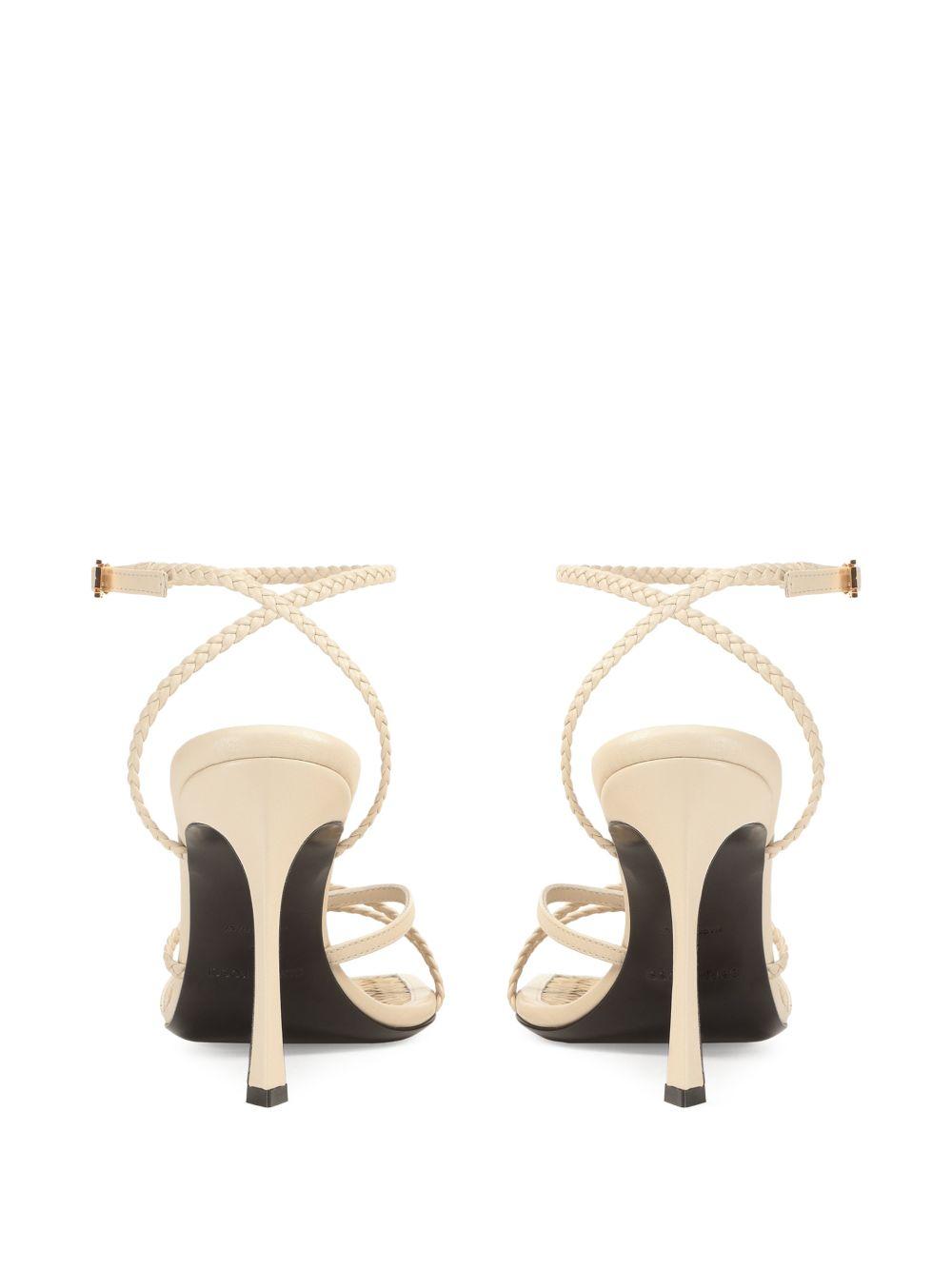 Sandali Braid B14691MFL431 PARCHMENT SERGIO ROSSI 