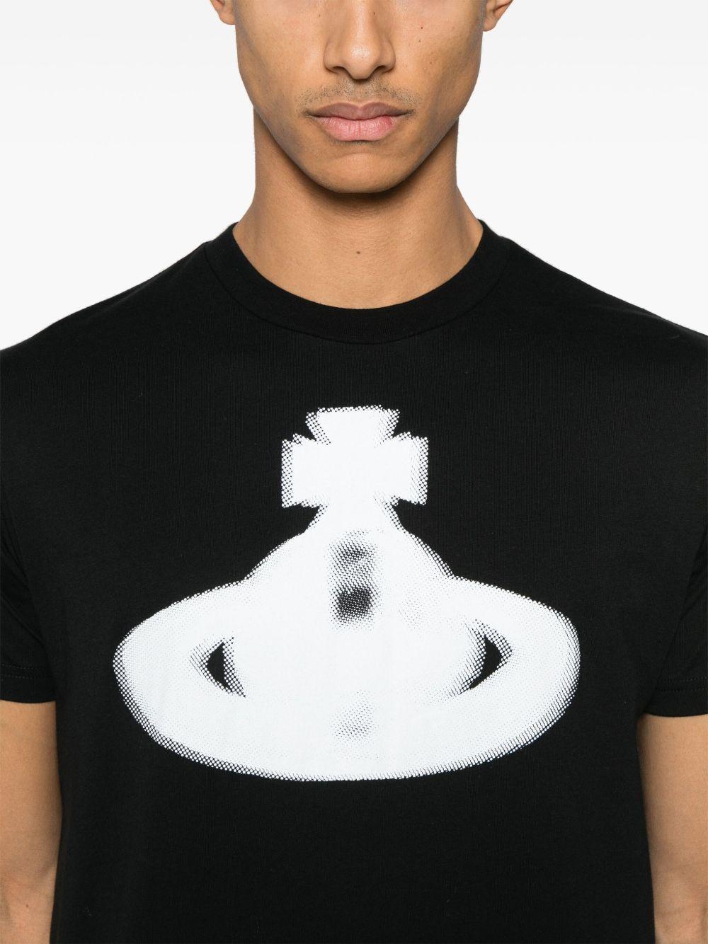 Orb Classic T-shirt 3G01003GJ001M N401 BLACK VIVIENNE WESTWOOD 