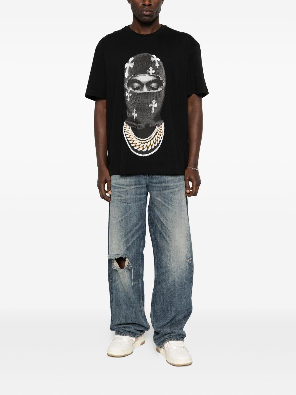 IH NOM UH NIT - T-shirt Mask Future NUS26217 009 BLACK IH NOM UH NIT 