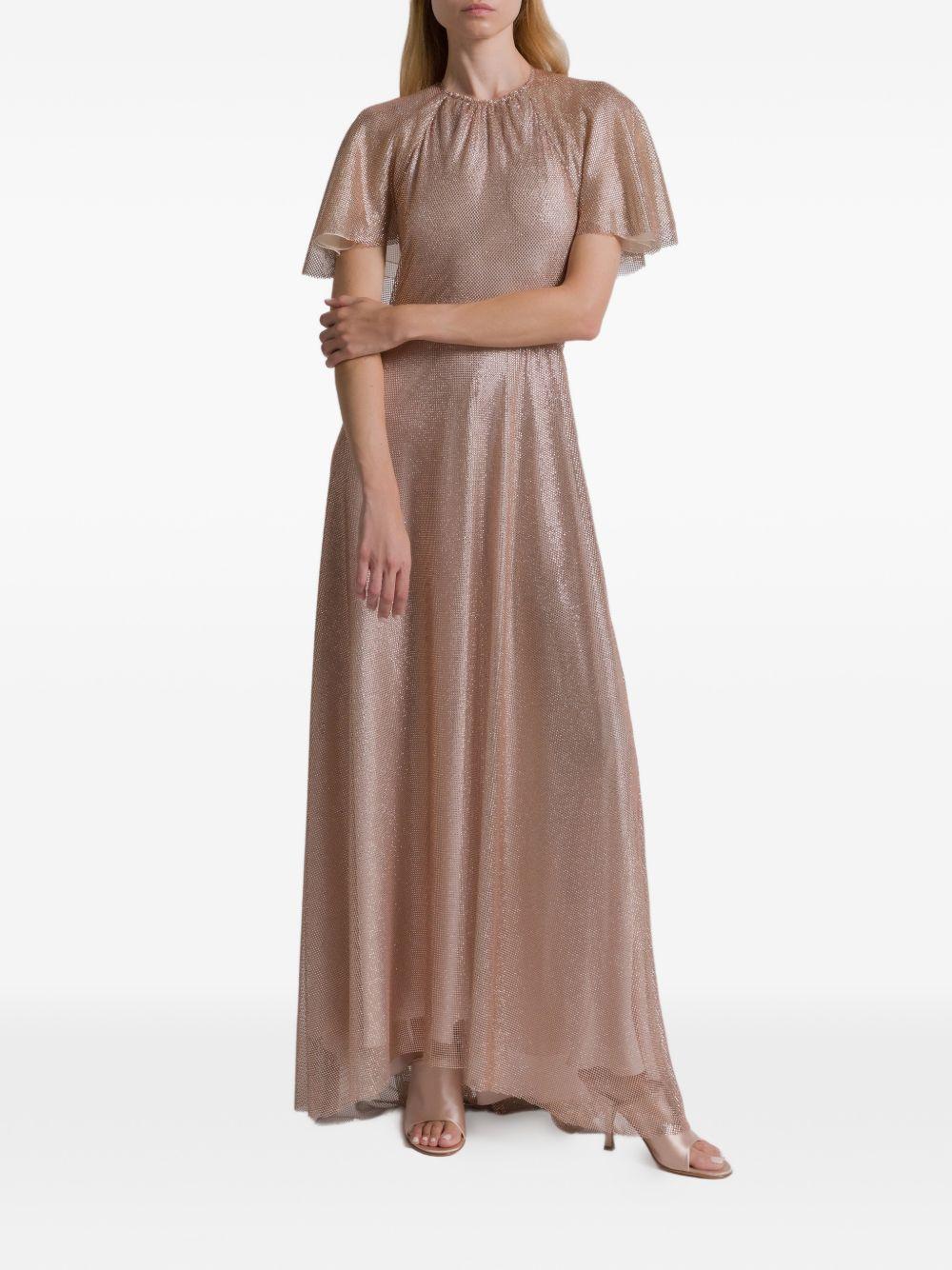 Abito da sera in micro strass V04051647 1170 ALBERTA FERRETTI 