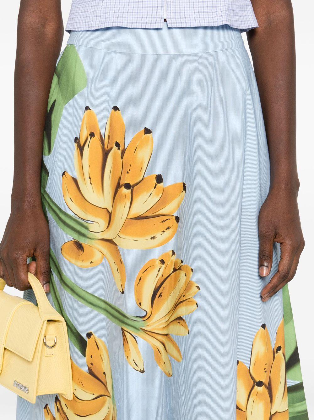 Blue Banana Cocina Striped Midi Skirt 332585 L0003 BLUE FARM RIO 