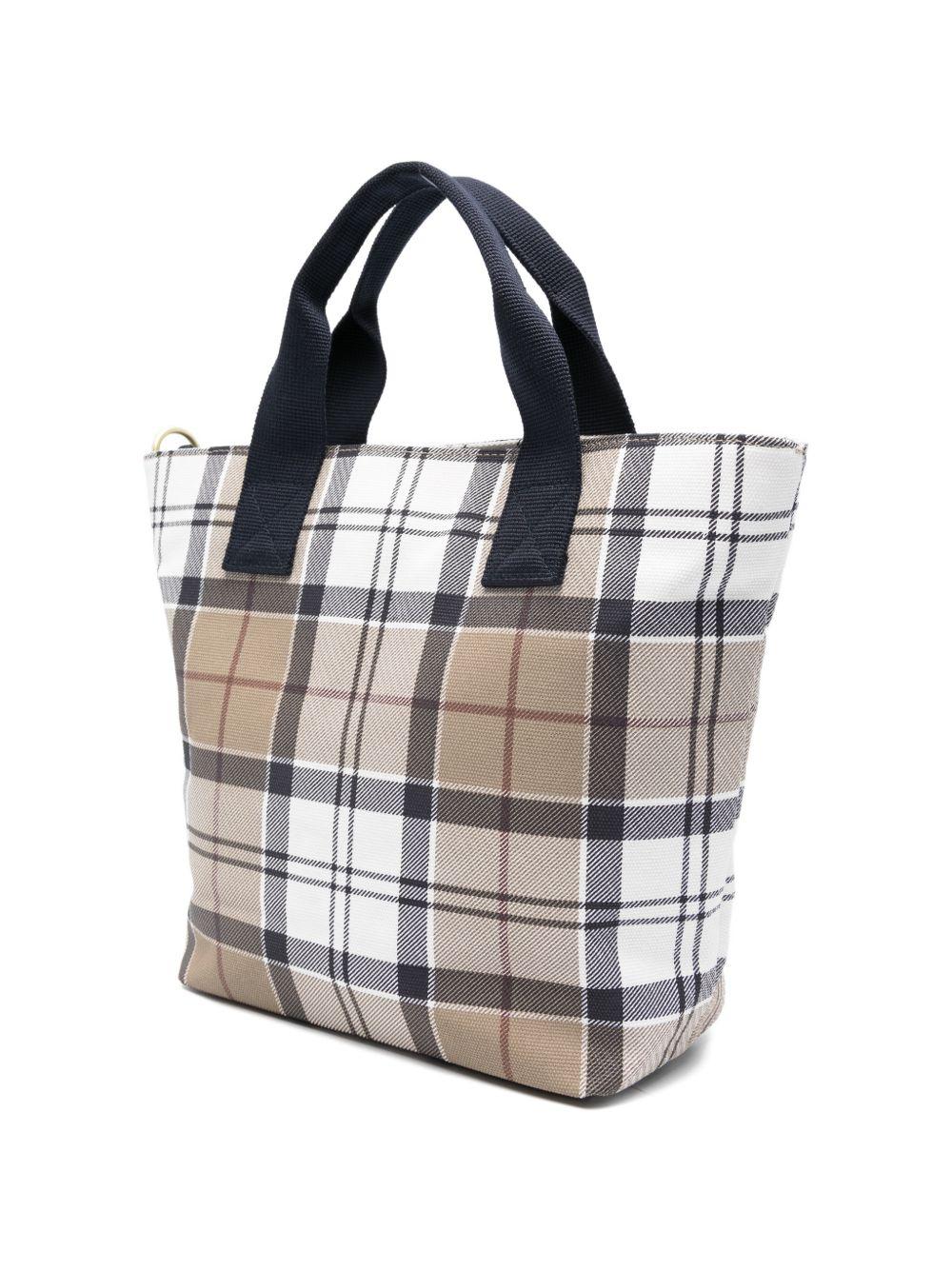 Borsa tote Maisy in tartan LBA0468 BE71 ROSEWOOD TARTAN BARBOUR 