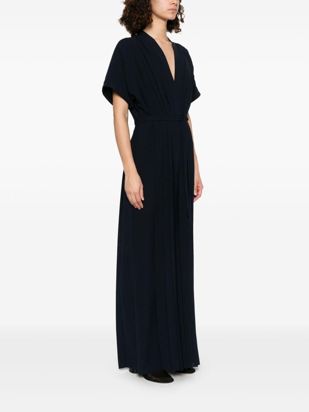 Tuta con pieghe Sofia JF009139 0370 NAVY JOSEPH 