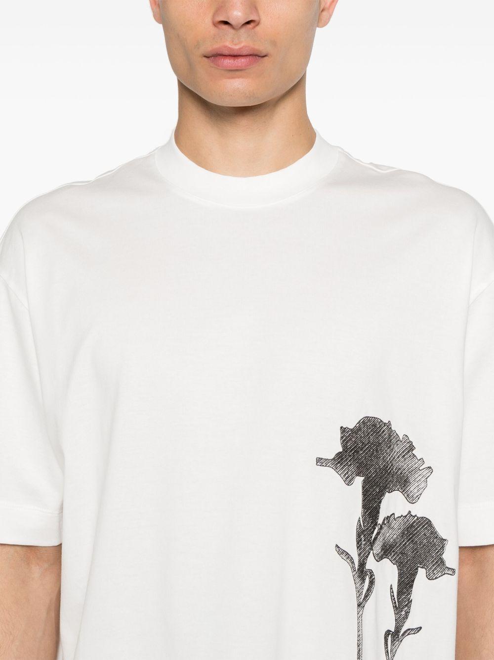 T-shirt con ricamo EM001026AF13669 M0120 EMPORIO ARMANI 